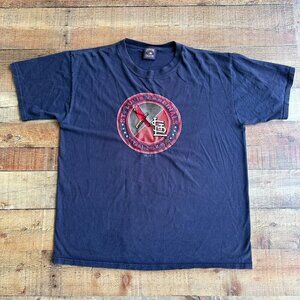 Vintage 2004 St. Louis Cardinals Mens T-Shirt XL Cooperstown Collection Majestic